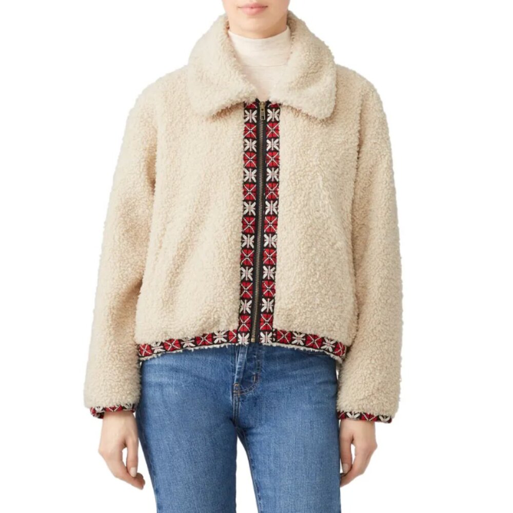 The Great The Faux Sherpa Shepherd Coat - Picture 5 of 7